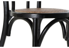 Καρέκλα Τραπεζαρίας DKD Home Decor Μαύρο Πολύχρωμο 43 x 44 x 89 cm