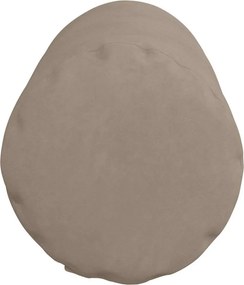 vidaXL Μαξιλάρια Στήριγμα 2 pcs Taupe Ø 25 x 70 cm Ύφασμα Μικροΐνας