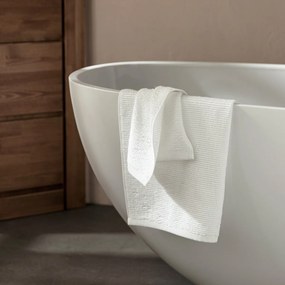 Stewehome Πετσέτα χεριών από μπαμπού Λευκό 45x45 cm