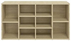 vidaXL Παπουτσοθήκη Sonoma Δρυς 103 x 30 x 54,5 εκ. από Επεξ. Ξύλο