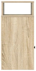 vidaXL Κομοδίνο με συρτάρι Sonoma Δρυς 25x31x66 εκ.