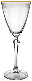 Ποτήρι Κολωνάτο Κρασιού Elisabeth CLX08890022 250ml Clear Από Κρύσταλλο Βοημίας Crystal