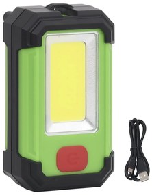 vidaXL Προβολέας LED Φορητός Ηλιακός 7 W Ψυχρό Λευκό