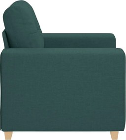 vidaXL Πολυθρόνα-Καναπέ Σκούρο Πράσινο 100x78x80 εκ. Ύφασμα