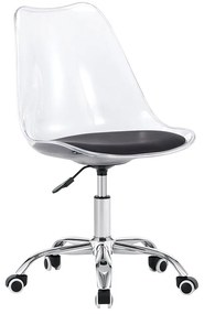 Καρέκλα Γραφείου Martin ΕΟ201,1C 51x55x78/88cm White-Chrome