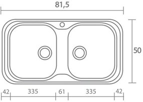 Νεροχύτης Sanitec 312-Granite Celtic Stone