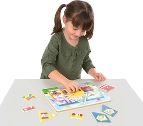 Παζλ ενσφηνωμα σπίτι 0734 Melissa + Doug