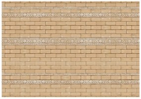 Φωτοταπετσαρία - Brick with ornaments 100x70