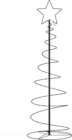 vidaXL Χριστουγεννιάτικο δέντρο LED 100 LED Ζεστό Λευκό 150 cm