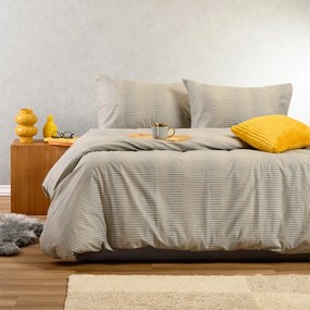 Φανελένια Σεντόνια Υπέρδιπλα (Σετ) Melinen Winter Line Trinity Grey