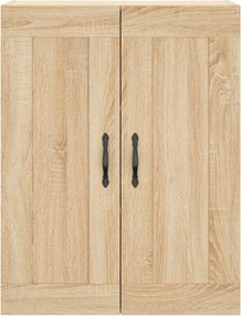 vidaXL Ντουλάπι Sonoma δρυς 69,5 x 34 x 180 εκ. από Επεξεργασμένο Ξύλο