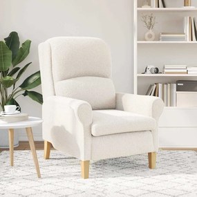 vidaXL Πολυθρόνα Κρεμ 76 x 94 x 102 εκ. ύφασμα
