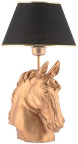 Φωτιστικό Επιτραπέζιο Horse 390FLH2240 25x54cm E27 40W Black-Gold Opviq