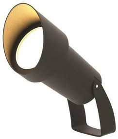 Σποτ Κήπου με Κάλυπτρο GU10 IP65 ABS Μαύρο 145-82027 Eurolamp-145-82027-Μαύρο 145-82027