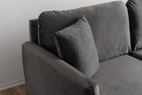 Corner Sofa Reya - Anthracite Anthracite