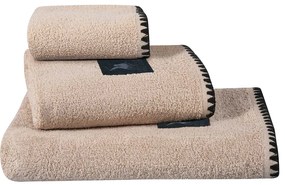Πετσέτες Μπάνιου (Σετ 3τμχ) Greenwich Polo Club Essential 4111 Beige 500gsm