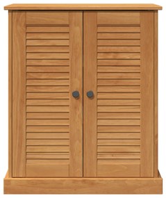 vidaXL Ντουλάπι Μπάνιου καφέ μελί 68 x 34 x 80 εκ Μασίφ ξύλο πεύκου