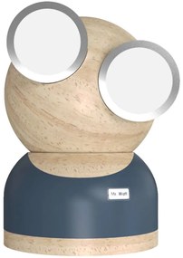 Φωτιστικό Επιτραπέζιο GoggleLamp Mr Watt DH0184GY/MRWATT Grey Allocacoc Wood,Aluminum