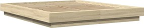 vidaXL Πλαίσιο Κρεβατιού Sonoma Δρυς 150x200 εκ. Επεξεργασμένο Ξύλο