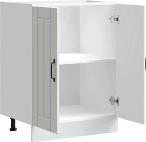 vidaXL Ντουλάπι βάσης νεροχύτη "Lucca" High Gloss White