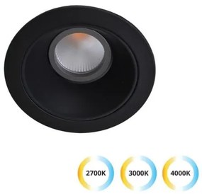 Χωνευτό Σποτ 20W 3000K 38° Alea Viokef-3914-012B-3-S-38-Μαύρο 3914-012B-3-S-38