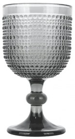 Ποτήρι Κρασιού Κολονάτο Rando 250ml Smoke - Cryspo Trio - 6 ΤΜΧ