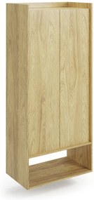 MOBIUS regal 2D color: hikora oak DIOMMI V-PL-MOBIUS-REGAŁ_2D-HIKORA