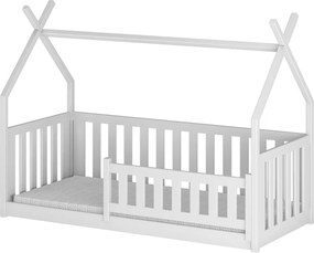 BOGA 90x200 λευκό μονό παιδικό κρεβάτι LN7275