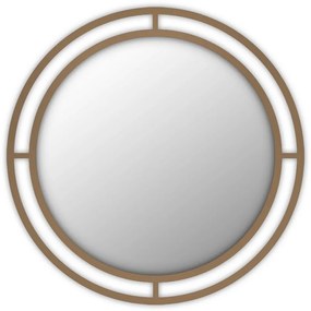 Καθρέφτης Τοίχου Bubble 0207479 57x2x57cm Gold Aluminium