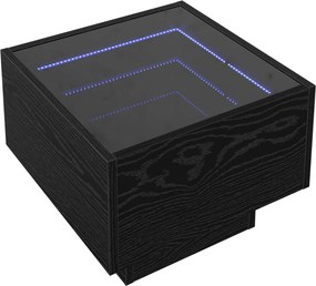 vidaXL Τραπεζάκι σαλονιού Μαύρη Οξυά 40 x 40 x 30 cm