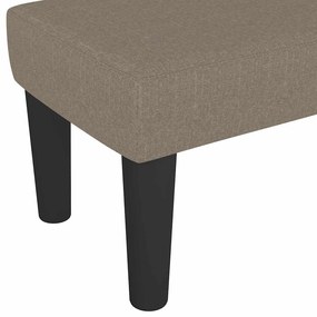 vidaXL Πάγκος Taupe 100x30x30 εκ. Υφασμάτινος