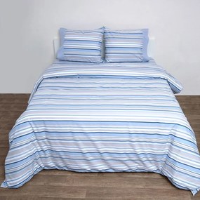 Σεντόνια Border 3003 (Σετ 3τμχ) Ciel Anna Riska Ημίδιπλο 170x270cm 100% Βαμβάκι