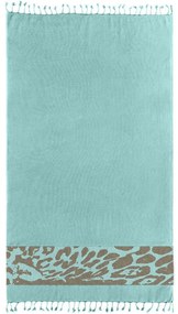 Πετσέτα Θαλάσσης - Παρεό Pestemal 24 Aqua Guy Laroche Θαλάσσης 90x170cm 100% Βαμβάκι