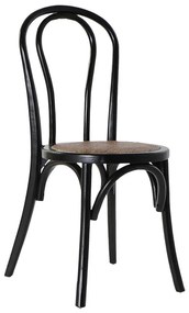 Καρέκλα Τραπεζαρίας DKD Home Decor Μαύρο Πολύχρωμο 43 x 44 x 89 cm