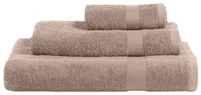 Πετσέτα FROVA BEIGE Μπεζ Σετ πετσέτες 3 τεμαχίων (30 x 50 + 50 x 90 + 80 x 150 εκ.) MADI