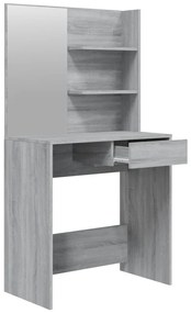 vidaXL Μπουντουάρ Σετ Γκρι Sonoma 74,5 x 40 x 141 εκ.