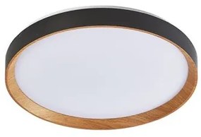 Πλαφονιέρα Φωτιστικό Οροφής LED 36W CCT Μέταλλο Sunlight-ROBLE-500-B-Μαύρο ROBLE-500-B