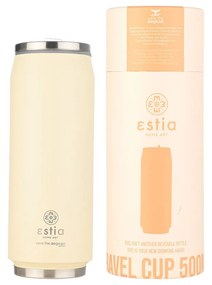 ESTIA ΘΕΡΜΟΣ TRAVEL CUP SAVE THE AEGEAN 500ml LILY WHITE