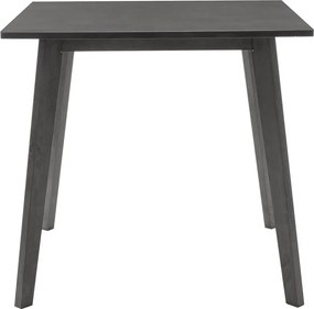 Tραπεζαρία Benson - Orlean pakoworld σετ 5τμχ rustic grey - ύφασμα γκρι 80x80x75εκ