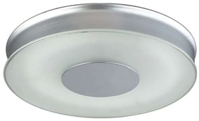 Φωτιστικό Οροφής - Πλαφονιέρα W26151L Φ38cm 1xT9 32W Silver-White Aca