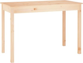 vidaXL Τραπεζαρία 110x55x75 εκ. από Μασίφ Ξύλο Πεύκου