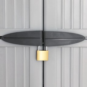 vidaXL Πλαστικό Ντουλάπι 68 x 39 x 171,5 εκ.