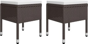 vidaXL Σετ Τραπεζαρίας Κήπου 5 Τεμαχίων Καφέ