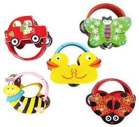 Παιδικό Ξύλινο Ντέφι - Children&#039;s Wooden Tambourine