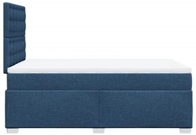 ΚΡΕΒΑΤΙ BOXSPRING ΜΕ ΣΤΡΩΜΑ ΜΠΛΕ 120X200 ΕΚ. ΥΦΑΣΜΑΤΙΝΟ 3292775