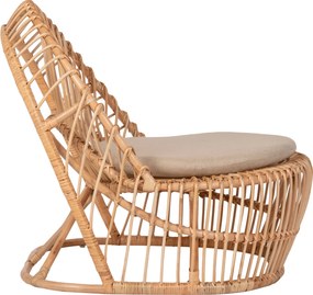 ΠΟΛΥΘΡΟΝΑ ENTROPY HM9840.01 RATTAN ΦΥΣΙΚΟ ΜΕ ΕΚΡΟΥ ΜΑΞΙΛΑΡΙ 80x97x85Υεκ.