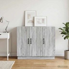 vidaXL Πλαϊνό γραφείο Γκρι Sonoma 89 x 34,5 x 77 εκ.