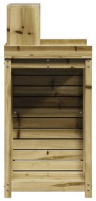 vidaXL Τραπέζι Κηπουρικής με Ράφια 82,5x50x109,5 εκ Εμποτ. Ξύλο Πεύκου