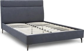 Κρεβάτι Marvel Megapap υφασμάτινο χρώμα ανθρακί 160x200εκ.