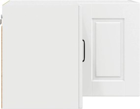 vidaXL Ντουλάπι Γωνίας Τοίχου PORTO Λευκό 57 x 57 x 40 εκ.